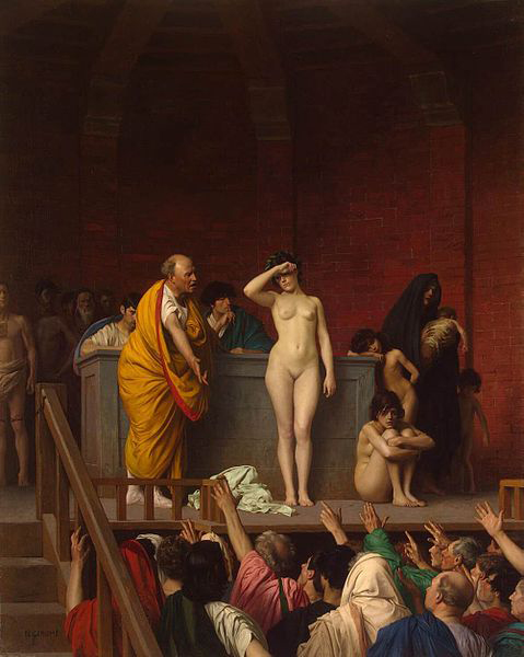 Jean-Leon Gerome Slave Market in Rome